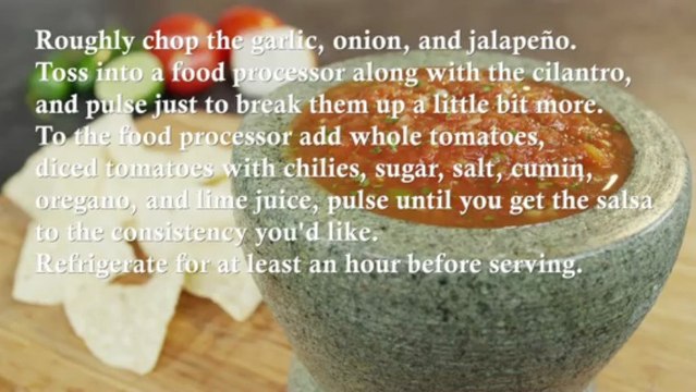 Restaurant Style Salsa Recipe