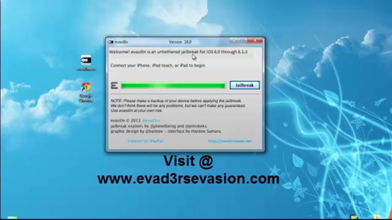 Hack iOS 6.1.3 Untethered Jailbreak - no password