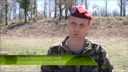 Validation avant projection du GTIA RAPTOR - avril 2011