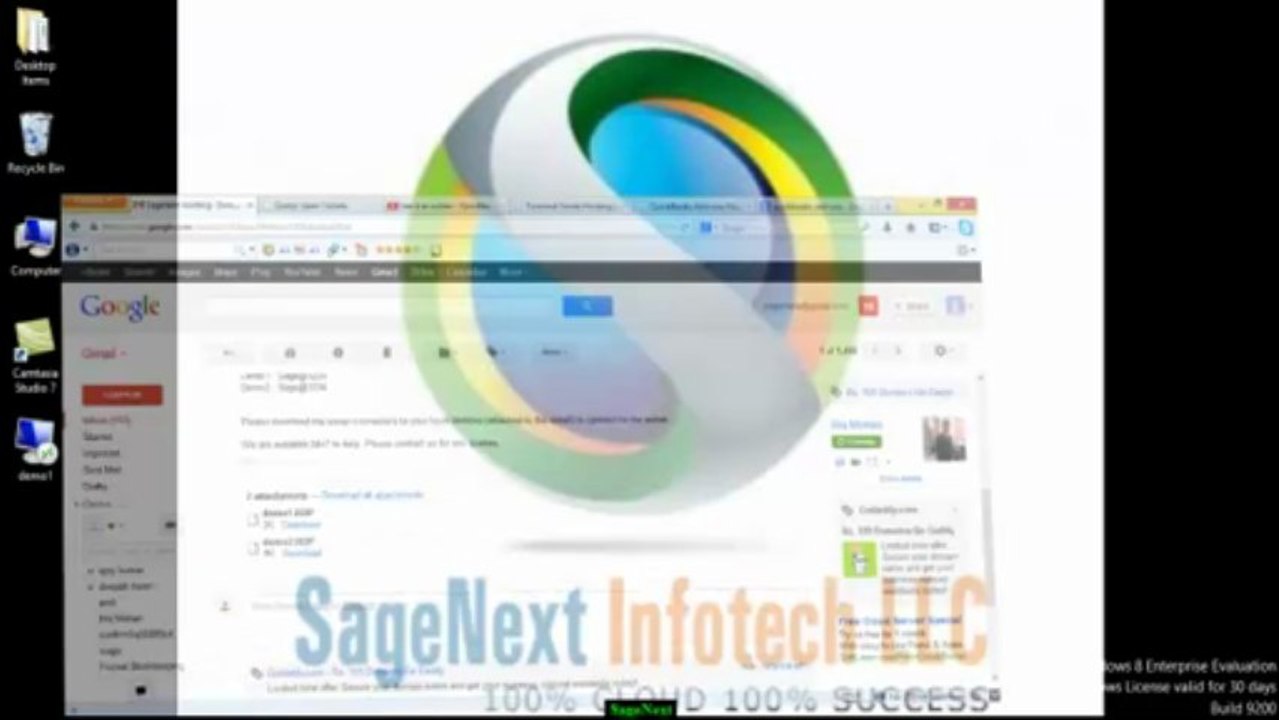 QuickBooks Hosting Demo- SageNext Infotech