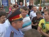 Перебейнос Владимир Федорович  угрожает заместителю начальника отдела полиции по Северскому району, оскорбил и оклеветал его