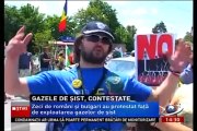 Românii si bulgarii au protestat la Vama Veche fata de exploatarea gazelor de şist