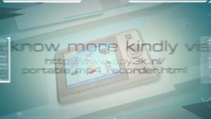 Portable MP4 Recorder with Build-In IR Camera