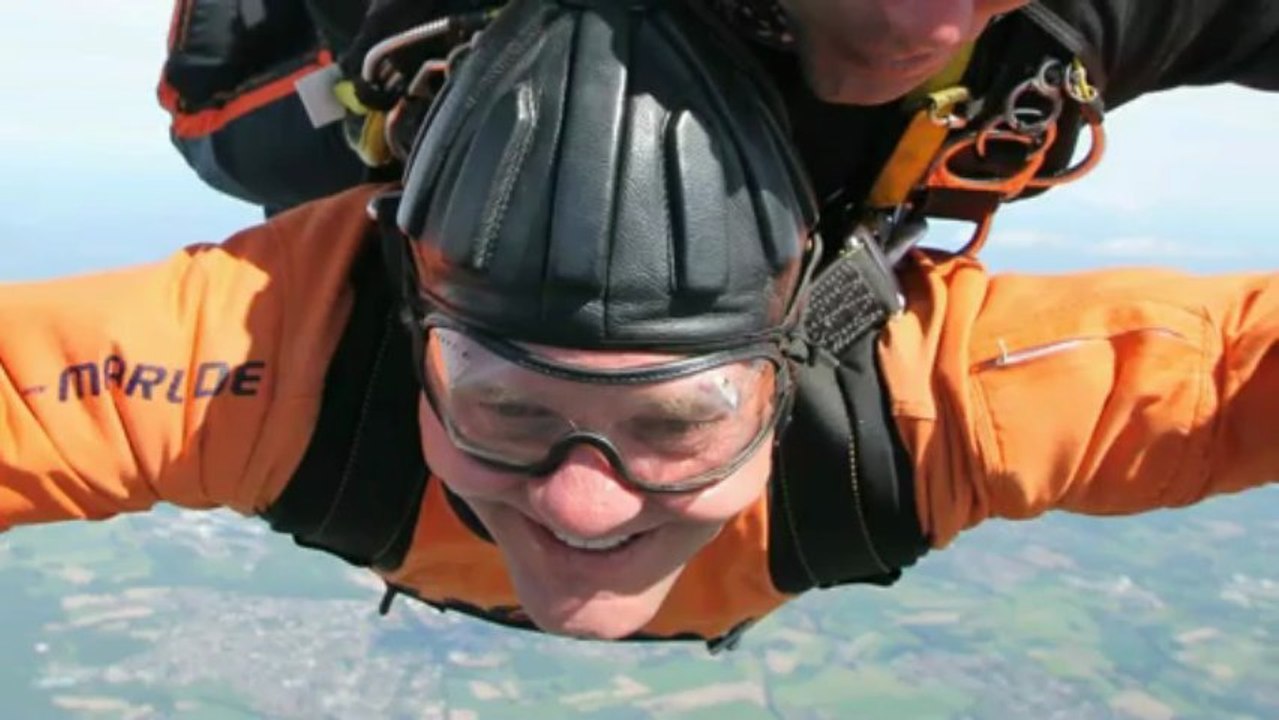 Fallschirmsprung Detlef Fotocollage