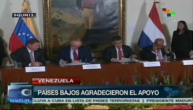 Venezuela y Países Bajos firman acuerdos en diversas áreas