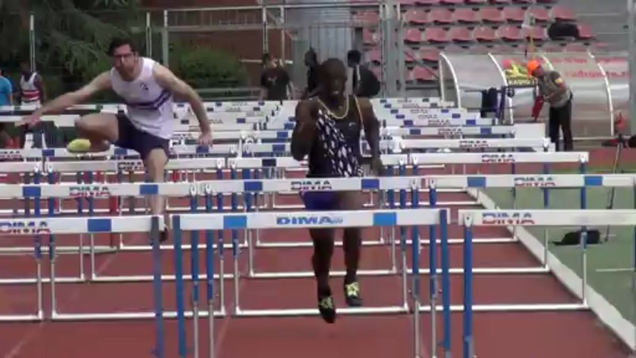 Lamine 110h Créteil Départementaux 2 juin 2013