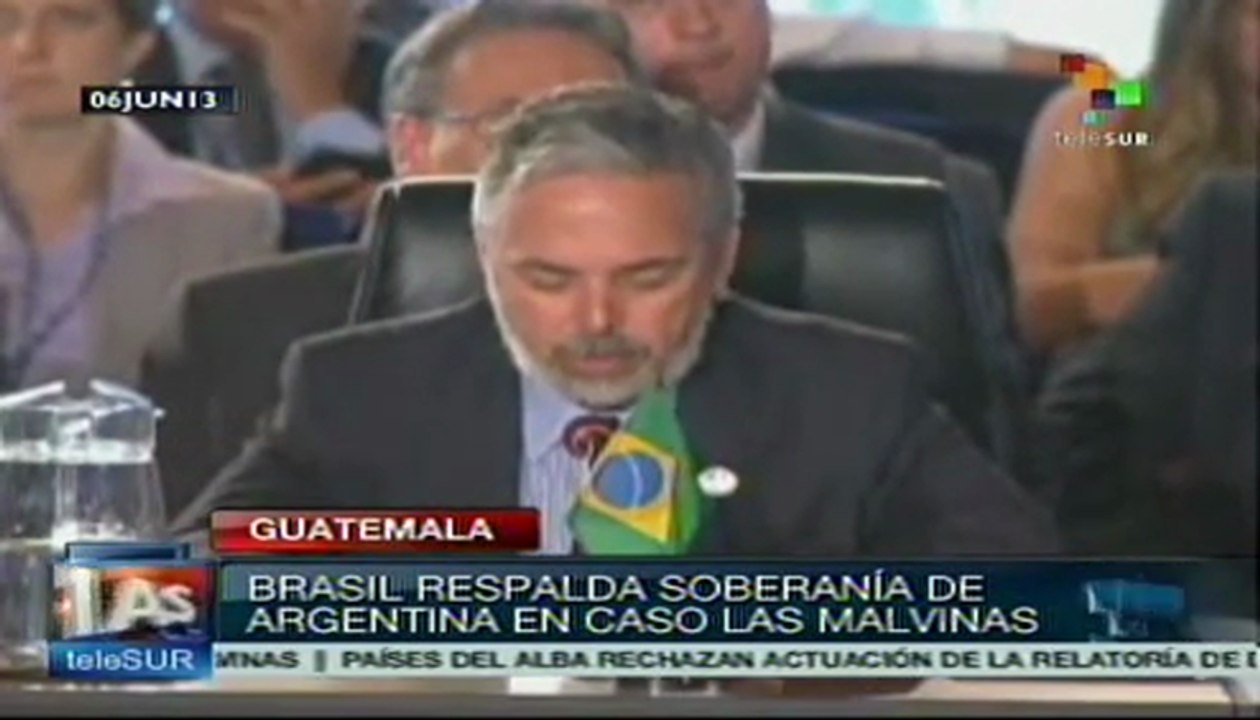 Brasil respalda soberanía argentina de Las Malvinas