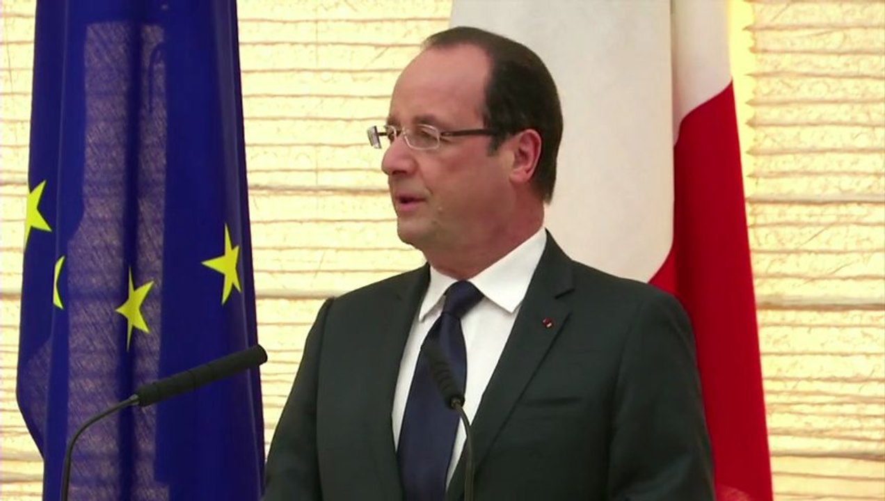 Hollande confond "peuple japonais" et "peuple chinois"
