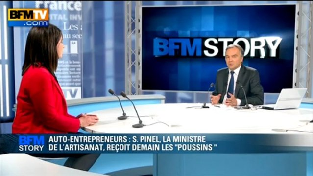 BFM STORY: Auto-entrepreneurs, Sylvia Pinel, la ministre de l'artisanat, reçoit demain les poussins - 05/06