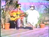 Joe with  Web Slate playing guitars on Saturday February 2 1991 at Marge the cello player's house in Tucson Arizona  PLUS later on  at the Rincon Valley General Store in Vail  Arizona