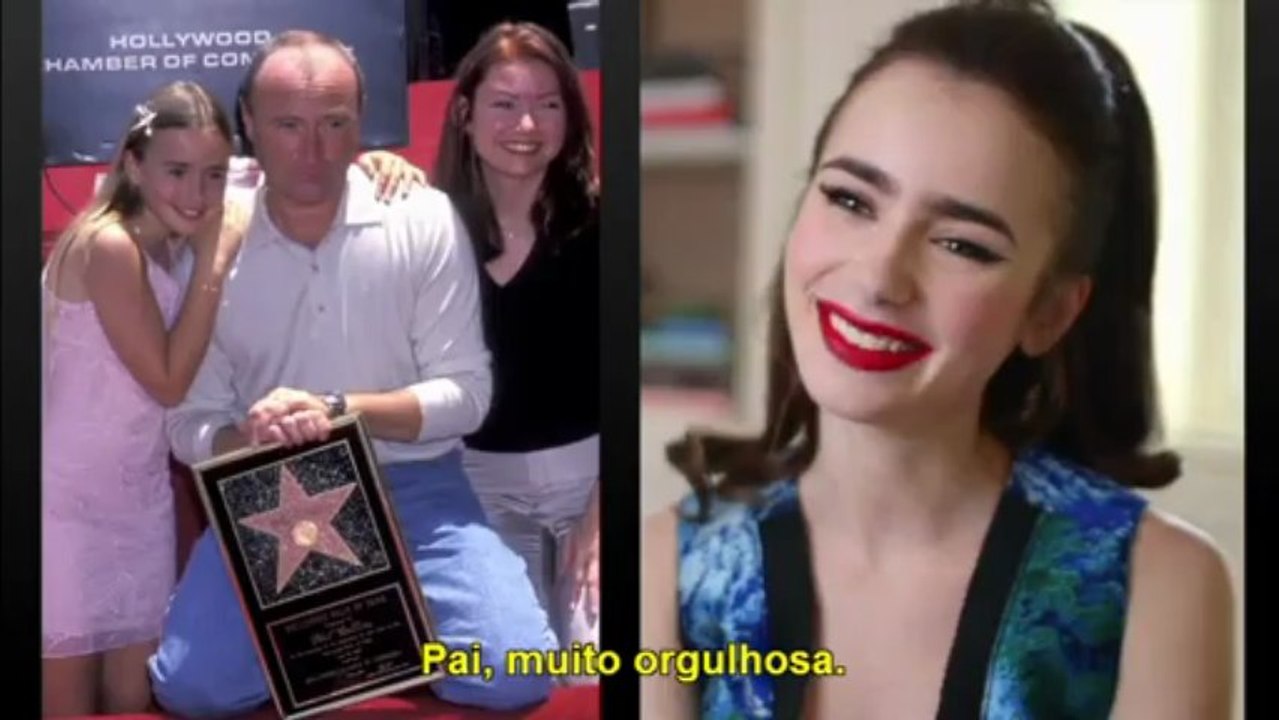 Lily Collins para a revista Glamour - "Collins para Collins"