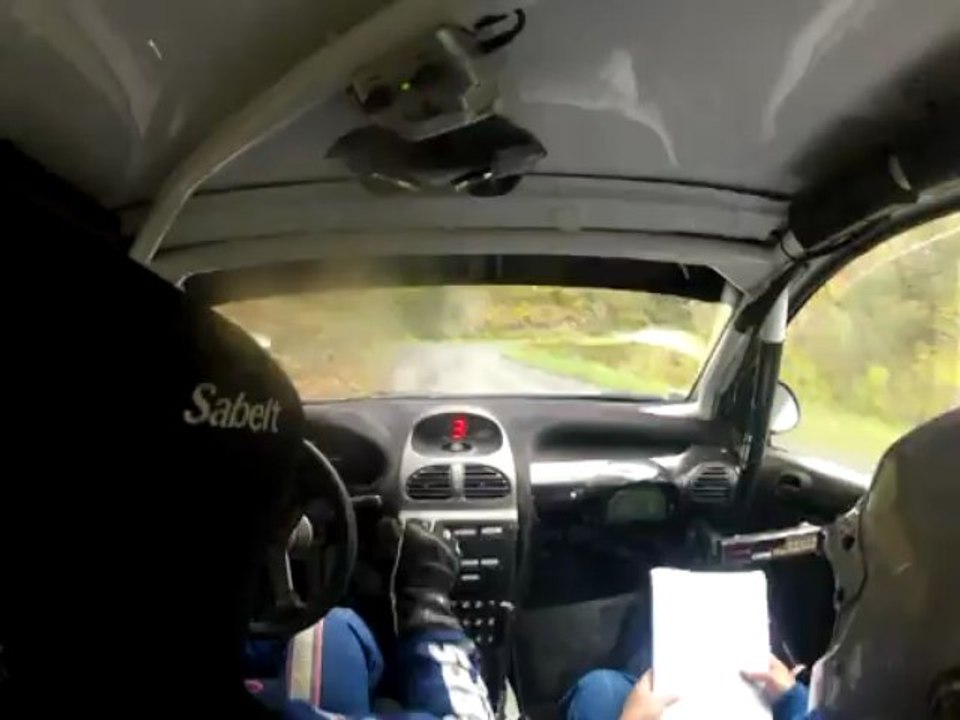 camera embarquee clemencon - fouret es7 le collet rallye de lozere 2013