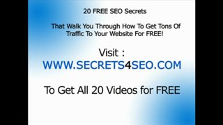Better than an SEO agency and free, get 20 free SEO videos