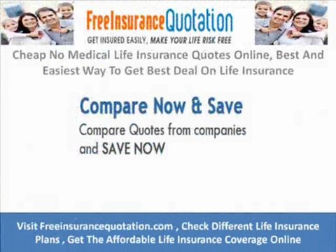 Cheapest No Medical Life Insurance Quotes Online