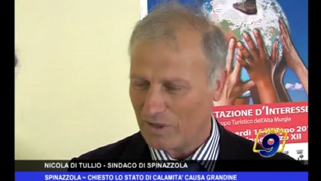 Spinazzola | Chiesto lo stato di calamità causa grandine