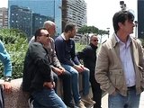 Napoli - La protesta dei dipendenti Metalfer -1- (05.06.13)
