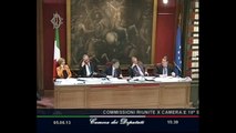 Roma - L'audizione del ministro Flavio Zanonato (05.06.13)