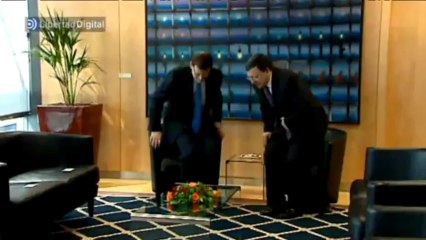 Rajoy y Barroso hablan de impuestos y pensiones