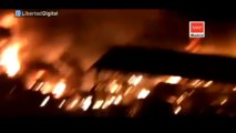 Las espectaculares imágenes del incendio de Arganda del Rey