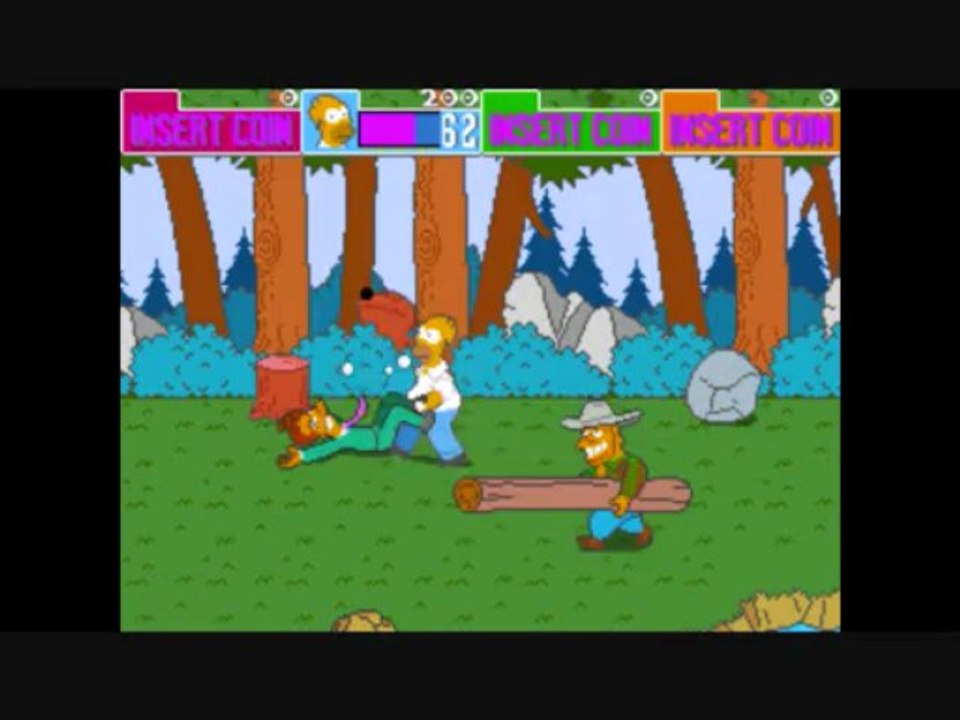 Gameplay et Longplay The Simpsons  Arcade mame