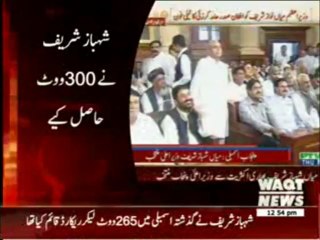 Shahbaz Sharif Elected CM Punjab For 3rd Time 06 June 2013