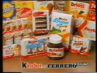Spot Vinci Campione '94 Kinder Ferrero 1994