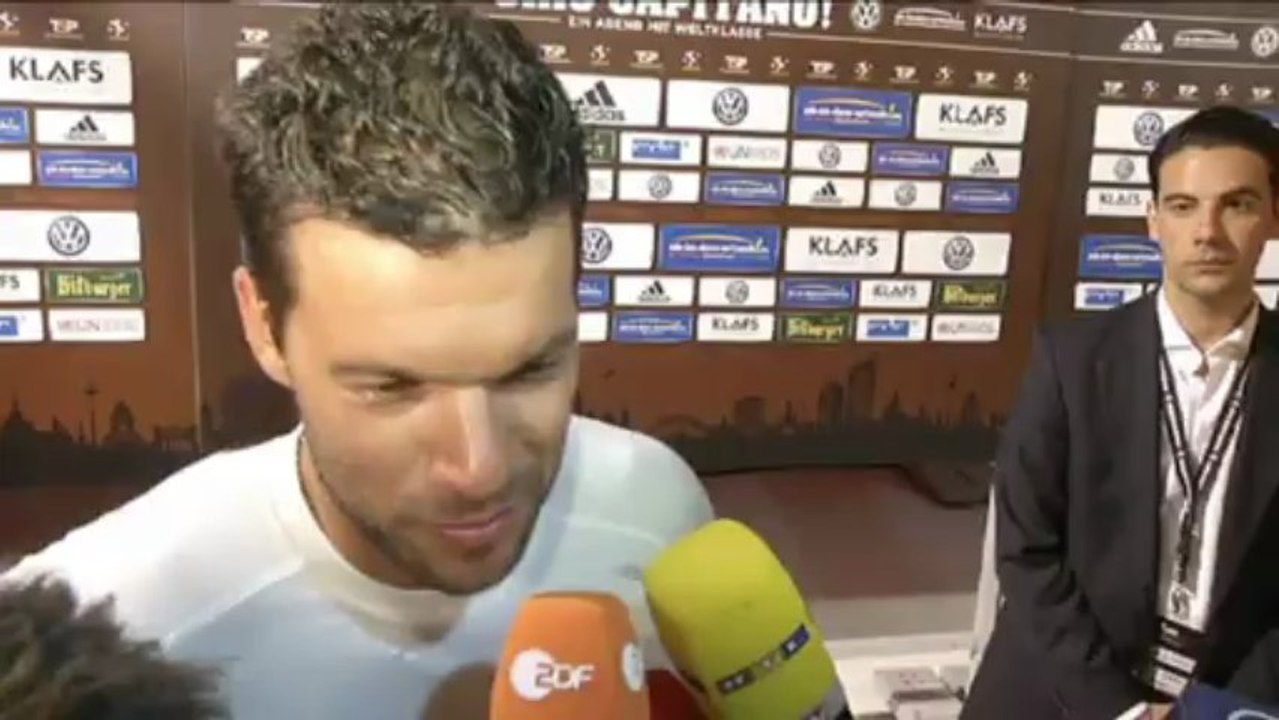 Ballack: ''Abschiedsspiel war sehr emotional''