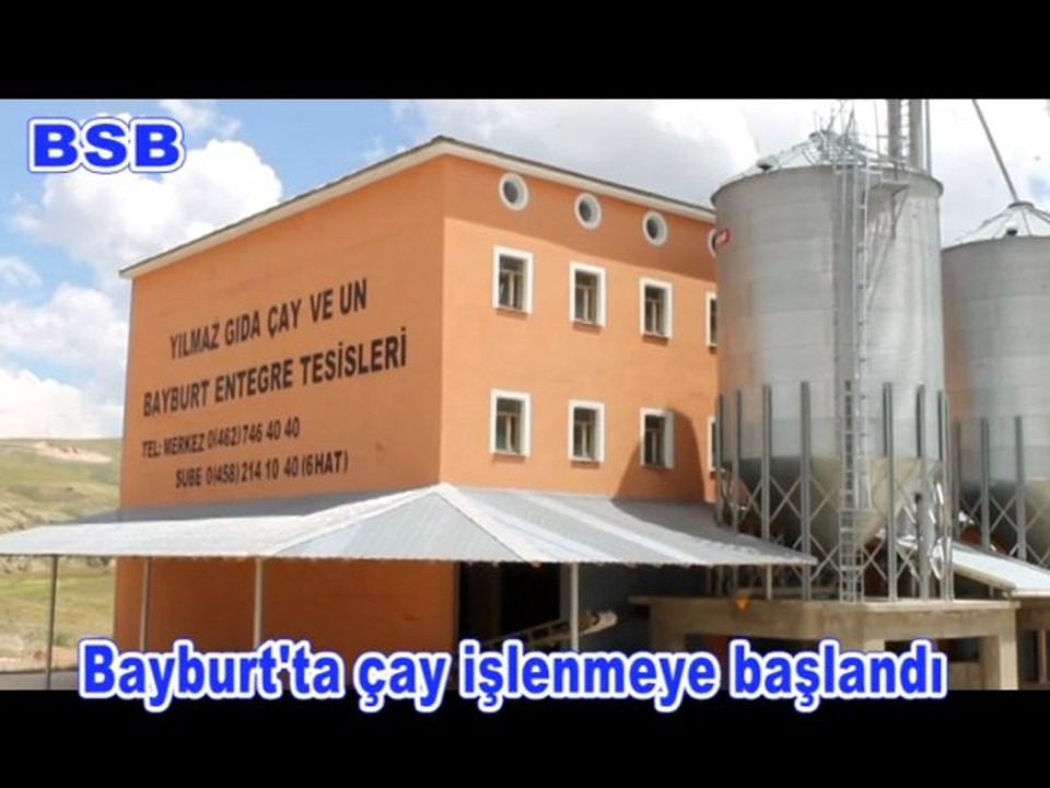 Bayburt'ta çay işlenmeye başlandı--