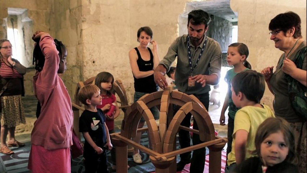 Atelier pédagogique autour de la voute gothique Angevine