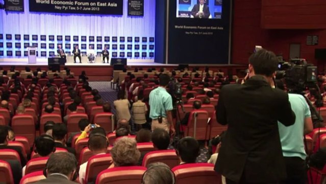 Myanmar's Thein Sein addresses World Economic Forum