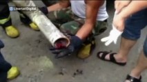 El increíble rescate de un bebé recién nacido arrojado por una tubería en China