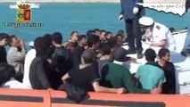 Ragusa - Sbarco clandestini a Pozzallo e arresto egiziano (05.06.13)