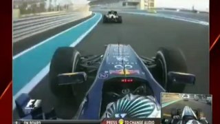 Adelantamientos de Sebastian Vettel - GP Abu Dhabi 2012