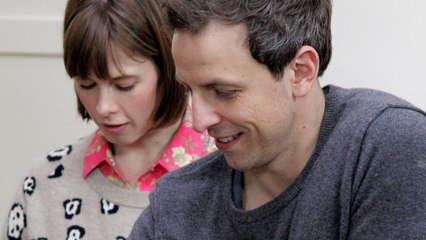 Seth Meyers in a Grilled Cheese Challenge