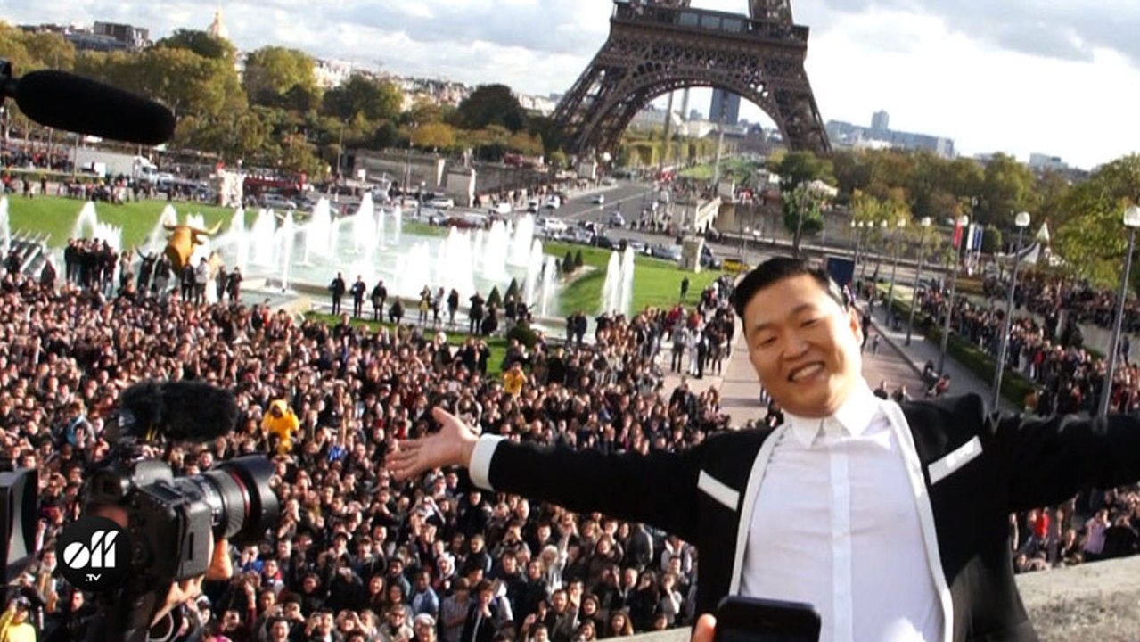 PSY in Paris PSY in Paris "Gangnam Style" : flashmob at Trocadéro