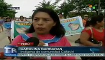 Comunidades amazónicas peruanas protestan en demanda de sus derechos