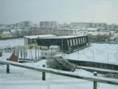 Promenade sous la neige au PORTEL PLAGE