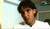 05/06/13 Rafael Nadal's short interview to Canal  (in Spanish)