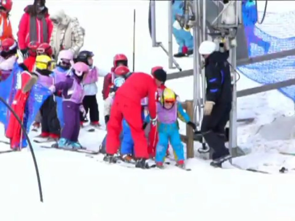 Luca au Ski 2 à 5ans