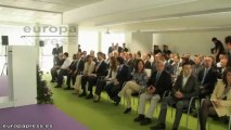Los Príncipes de Asturias visitan la planta de Cinfa