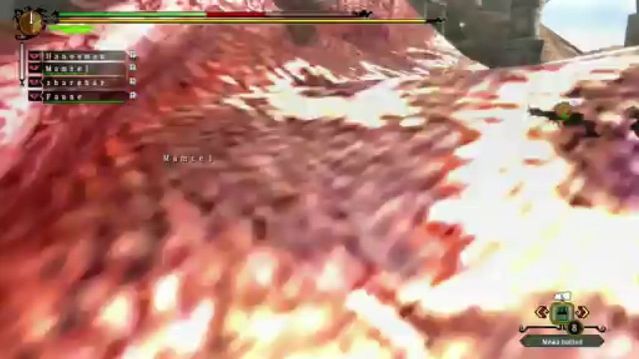 [MH3U-wiiU] H&M&co-Rathian Rose-arene3