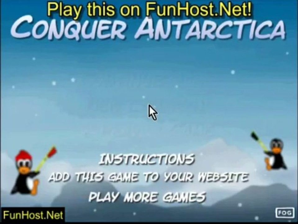 Jeu Conquer Antarctica - jeu de combat amusant ! Jeu à FunHost.Net/conquerantarctica