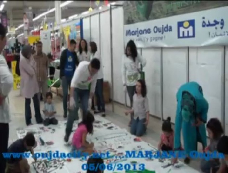 L'ypermarché Marjane / oujda  féte  La journée mondiale de l'environnement  مرجان وجدة يخلد اليوم العالمي للبيئة