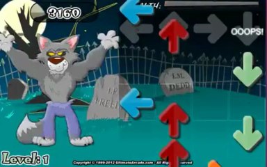 Monstres Gone Wild - effrayant DDR - jeu à FunHost.Net/monstersgonewild