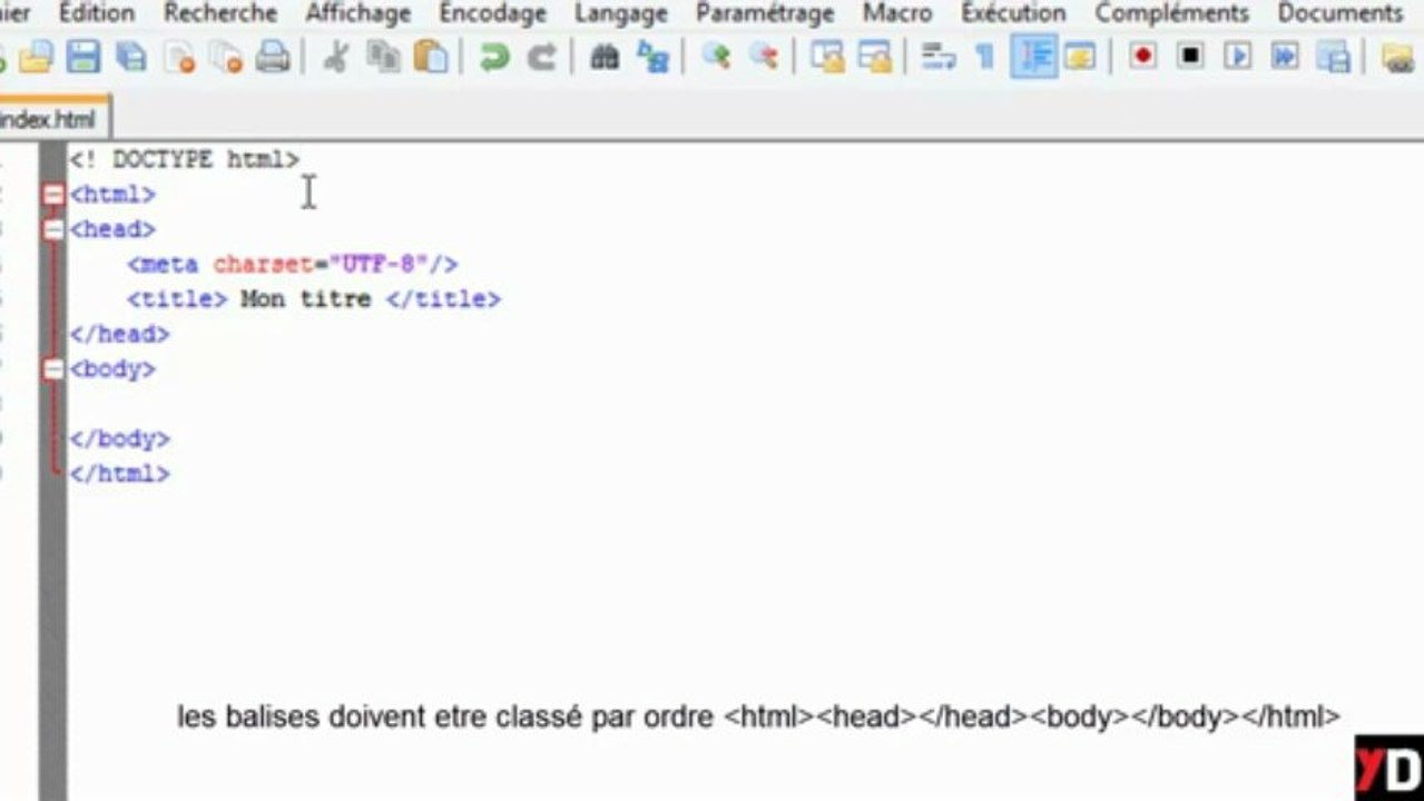 HTML & CSS - 1 - Les Balises et les attributs