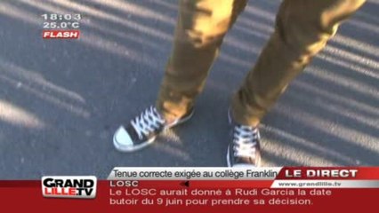 Tenue correcte exigée au collège Franklin