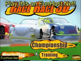 Course course 3D - jeu à FunHost.Net/racerace3d