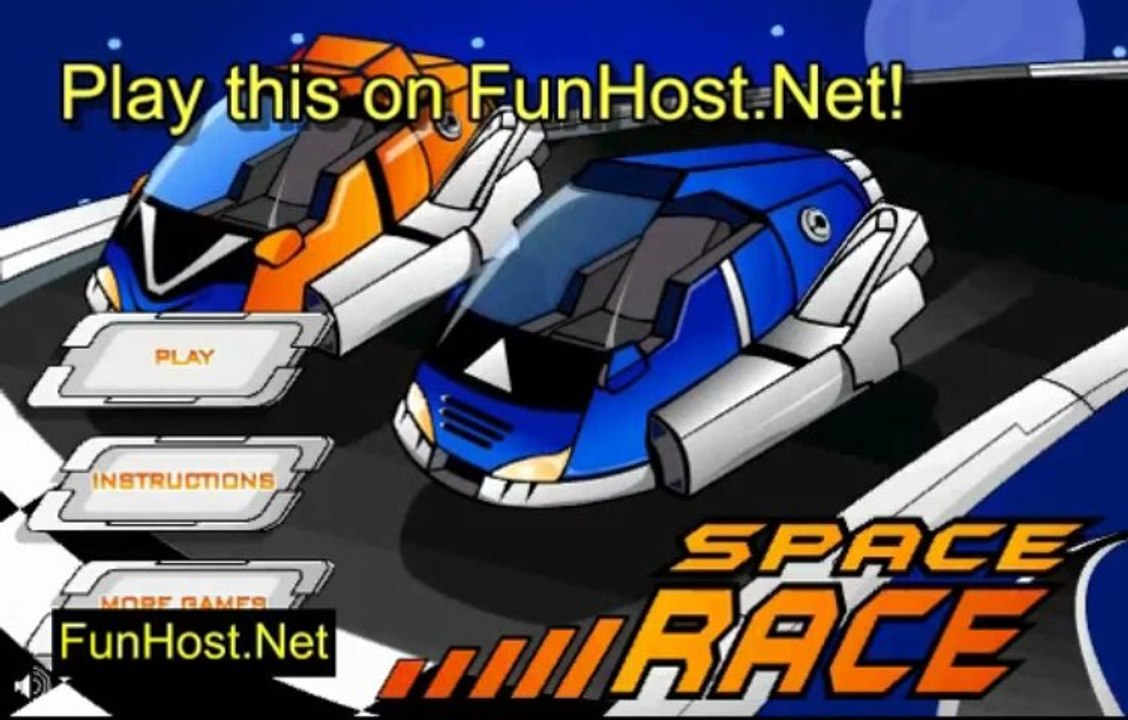 Course dans l'espace - jeu à FunHost.Net/spacerace