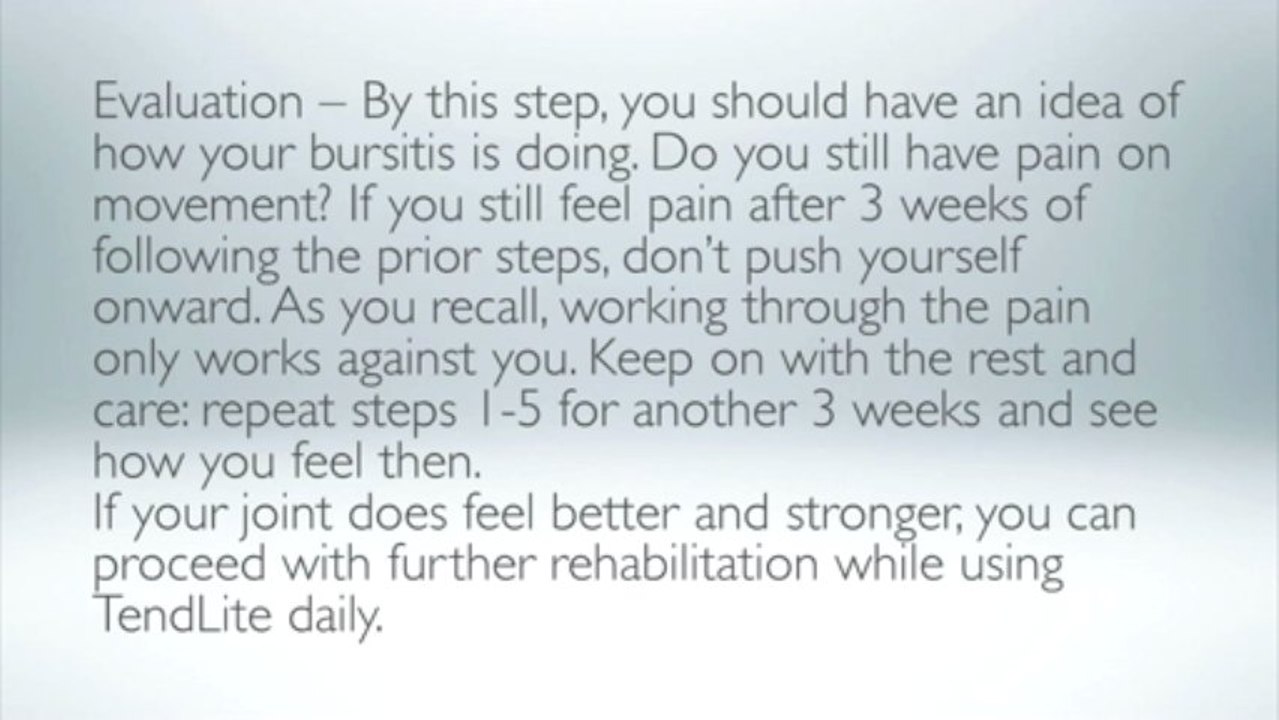 Bursitis Treatment | Treatment for Bursitis