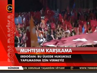 Sayın Başbakan-a Muhteşem Karşılama!!!